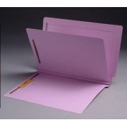 14 Pt. Color Classification Folders, Full Cut End Tab, Letter Size, 1 Divider, 2